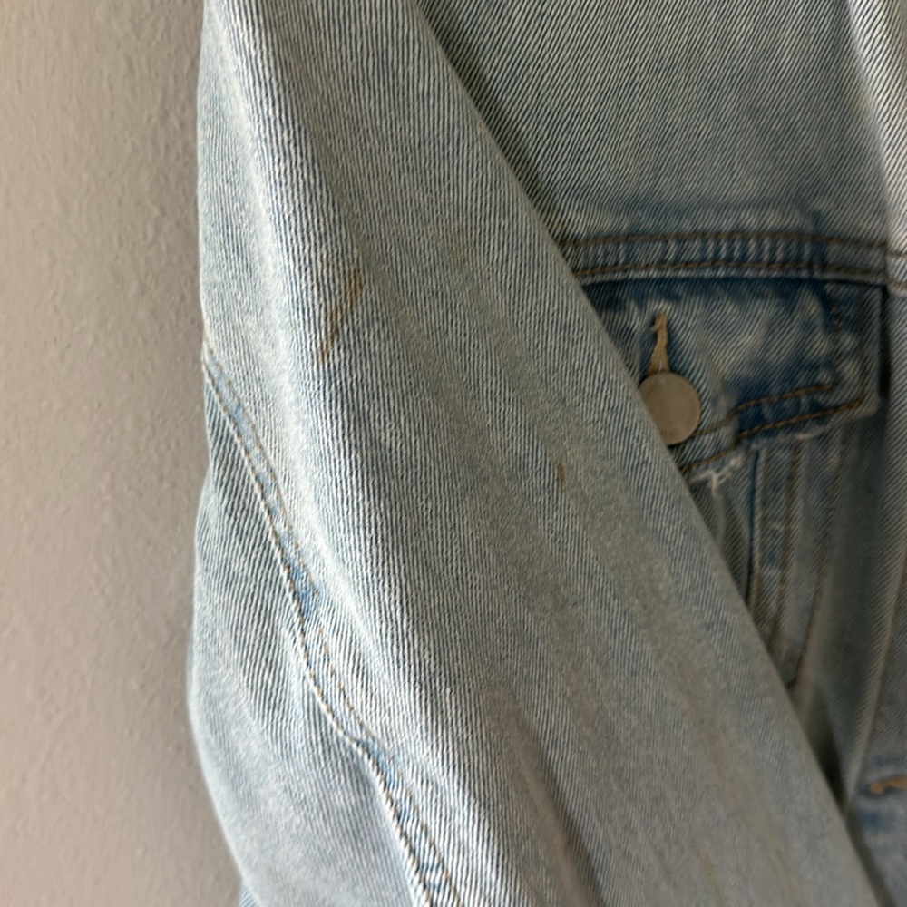 Distressed Jean Jacket - Picture 2 of 4